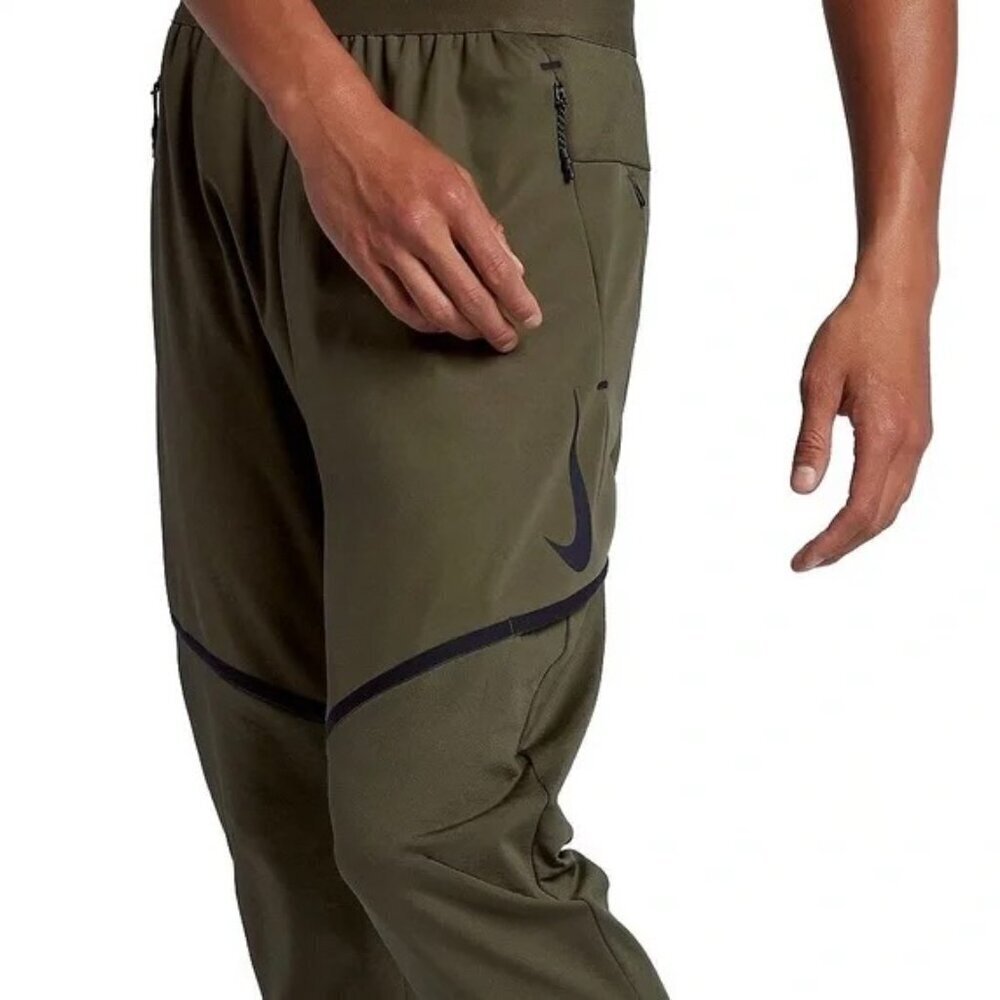 Nike Training Pants Green Cargo Medium - Picture 2 of 12